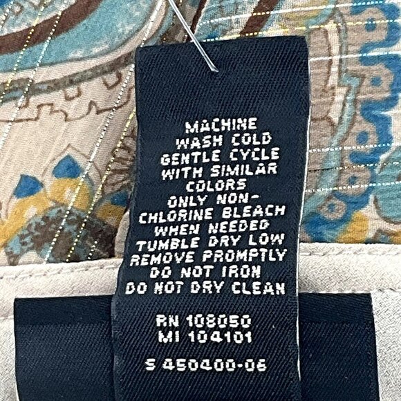 Lane Bryant Top Woman 18 Halter Paisley Baby Doll Fairy Flowy Festival Y2K‎ Look - Picture 8 of 12